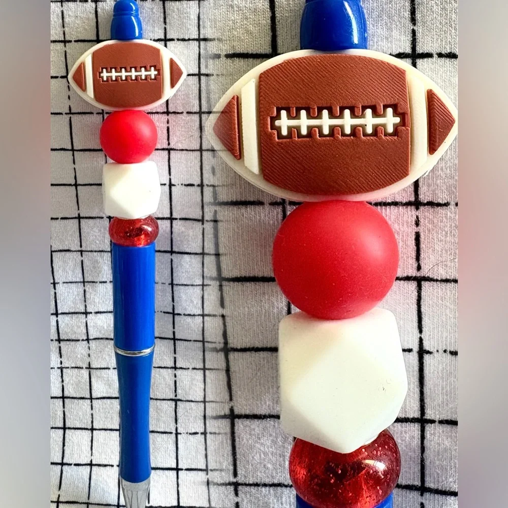 American Football Custom Beaded Ink Pen